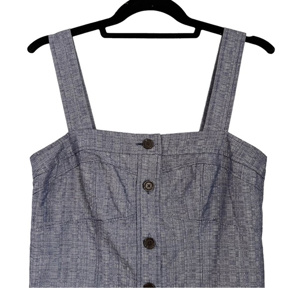 NWT Derek Lam for Design Nation Chambray Button Front Jumper Dress 6 - Picture 3 of 10